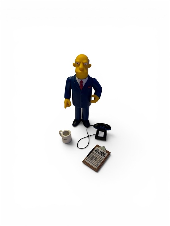 Playmates Toys Other - 2002 Playmates The Simpsons Superintendent Chalmers Figure - Series 8